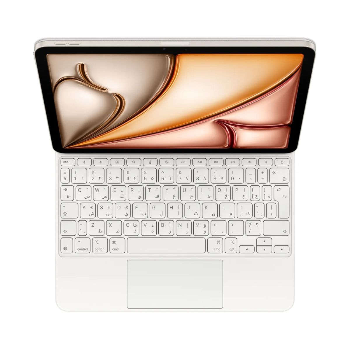 Apple Magic Keyboard for iPad Air 13 Inch M3 Arabic - White | iPad Accessories