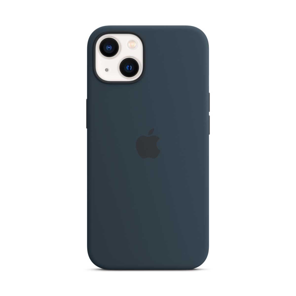 Apple Silicone Case with MagSafe For iPhone 13 - Abyss Blue | Covers