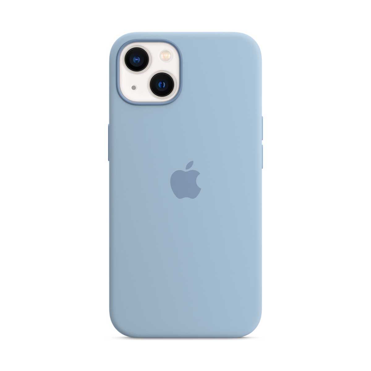 Apple Silicone Case with MagSafe For iPhone 13 - Blue Fog | Covers