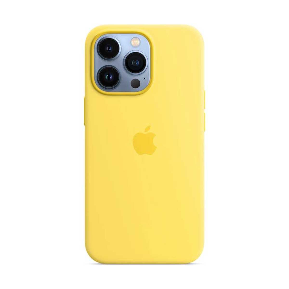 Apple Silicone Case with MagSafe For iPhone 13 Pro - Lemon Zest | Covers