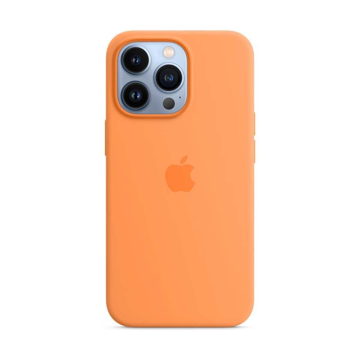 Apple Silicone Case with MagSafe For iPhone 13 Pro - Marigold | Covers