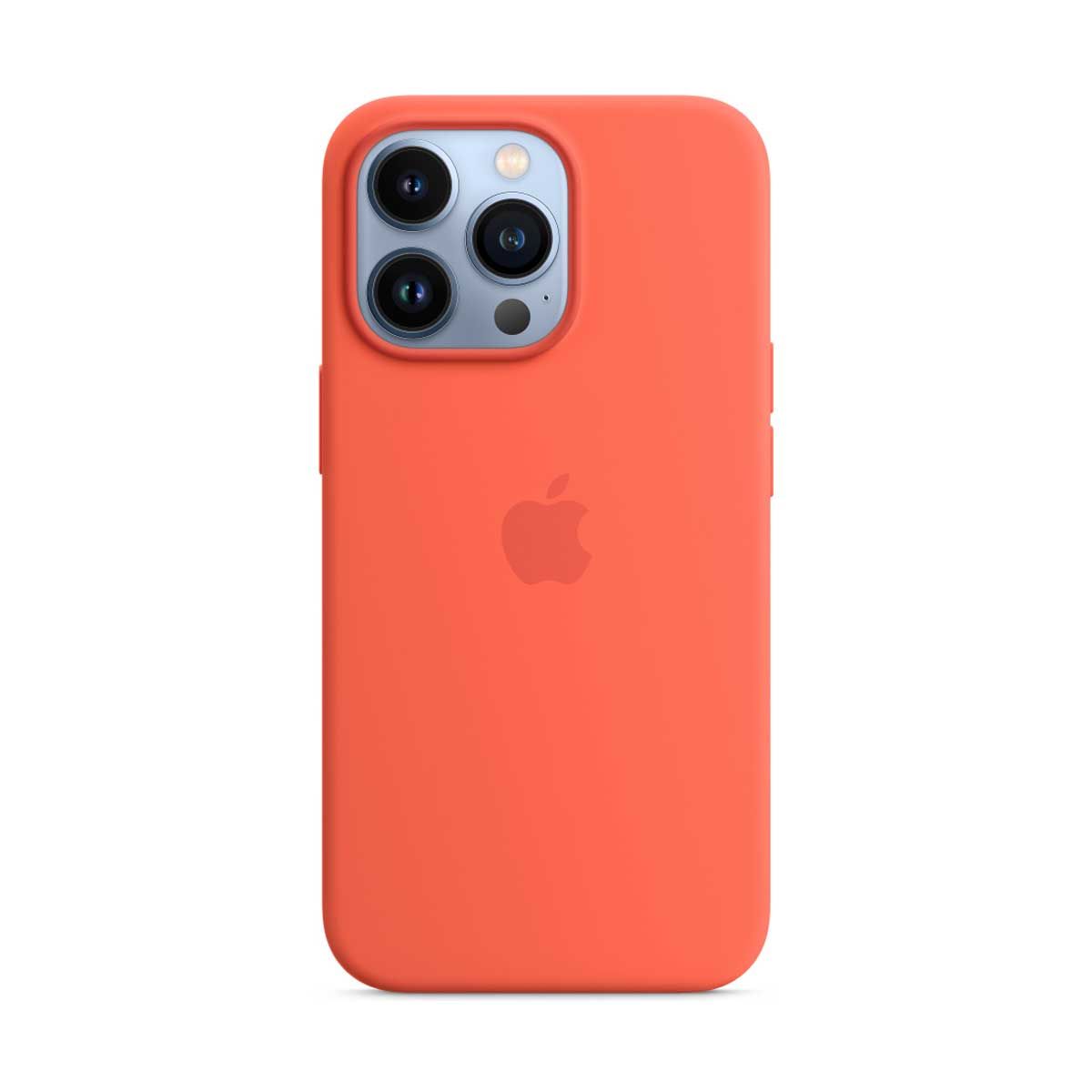 Apple Silicone Case with MagSafe For iPhone 13 Pro - Nectarine | Covers