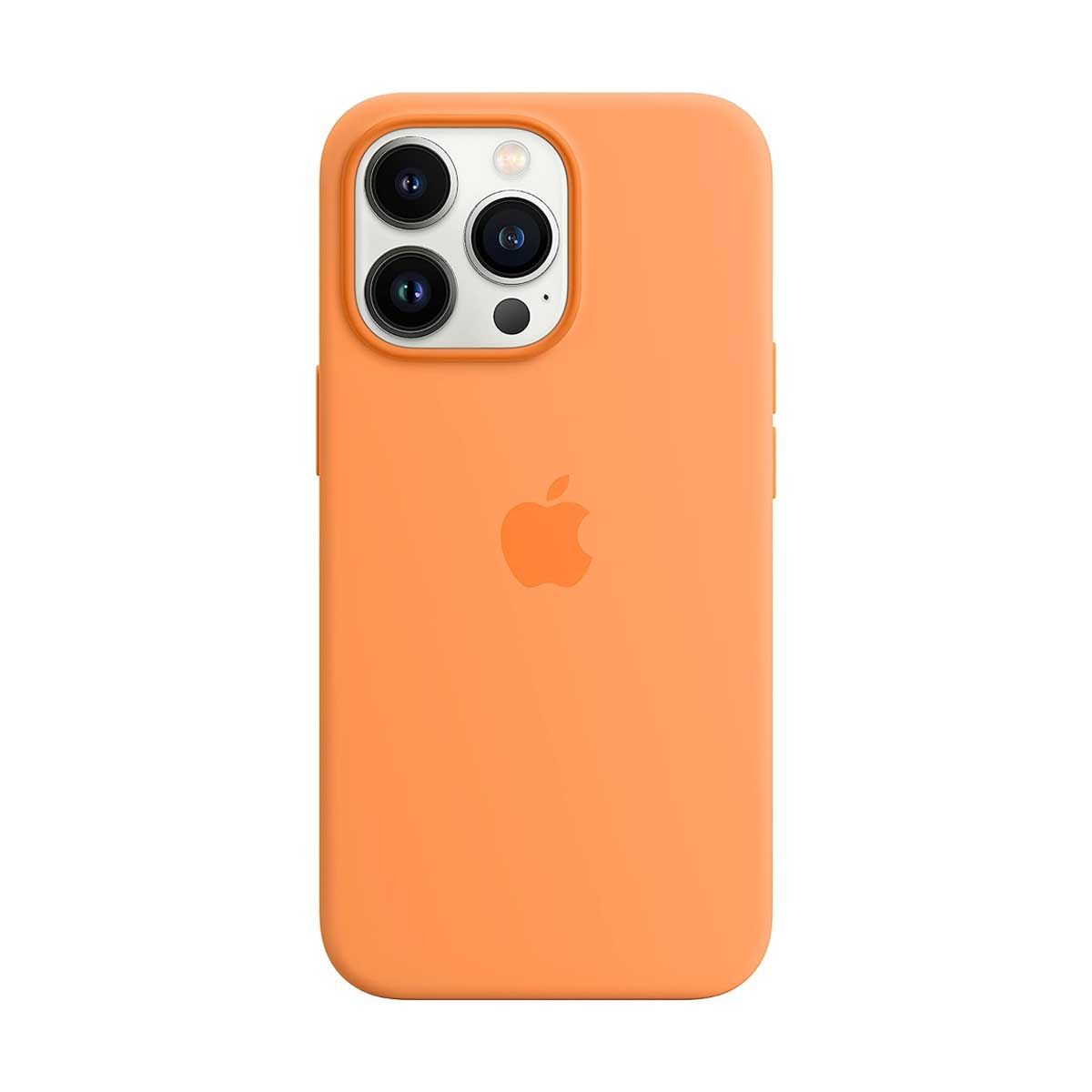 Apple Silicone Case with MagSafe For iPhone 13 Pro Max - Marigold | Covers