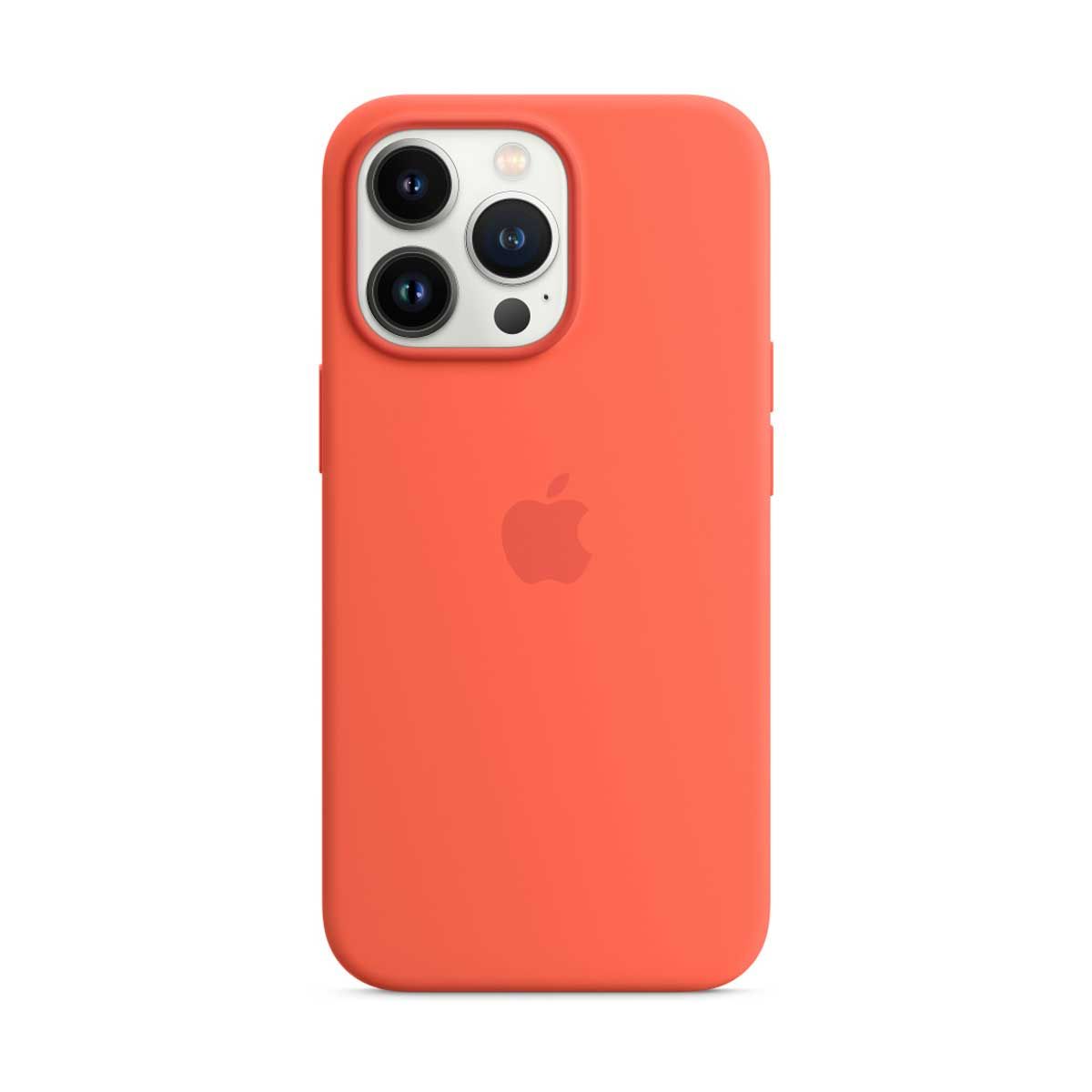 Apple Silicone Case with MagSafe For iPhone 13 Pro Max - Nectarine | Covers
