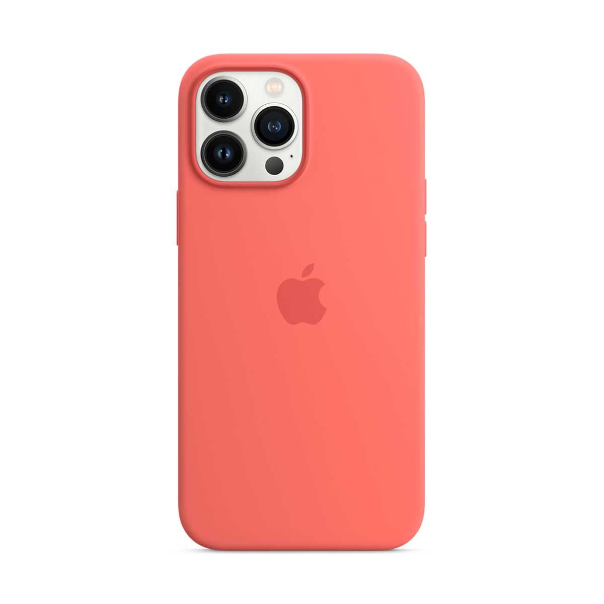 Apple Silicone Case with MagSafe For iPhone 13 Pro Max - Pink Pomelo | Covers