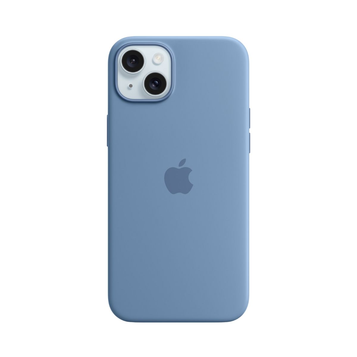 Apple Silicone Case with MagSafe for iPhone 15 Plus - Winter Blue | iPhone Cover