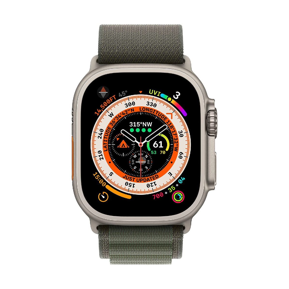 Apple Watch Ultra Alpine Loop - Green | Smart Watches