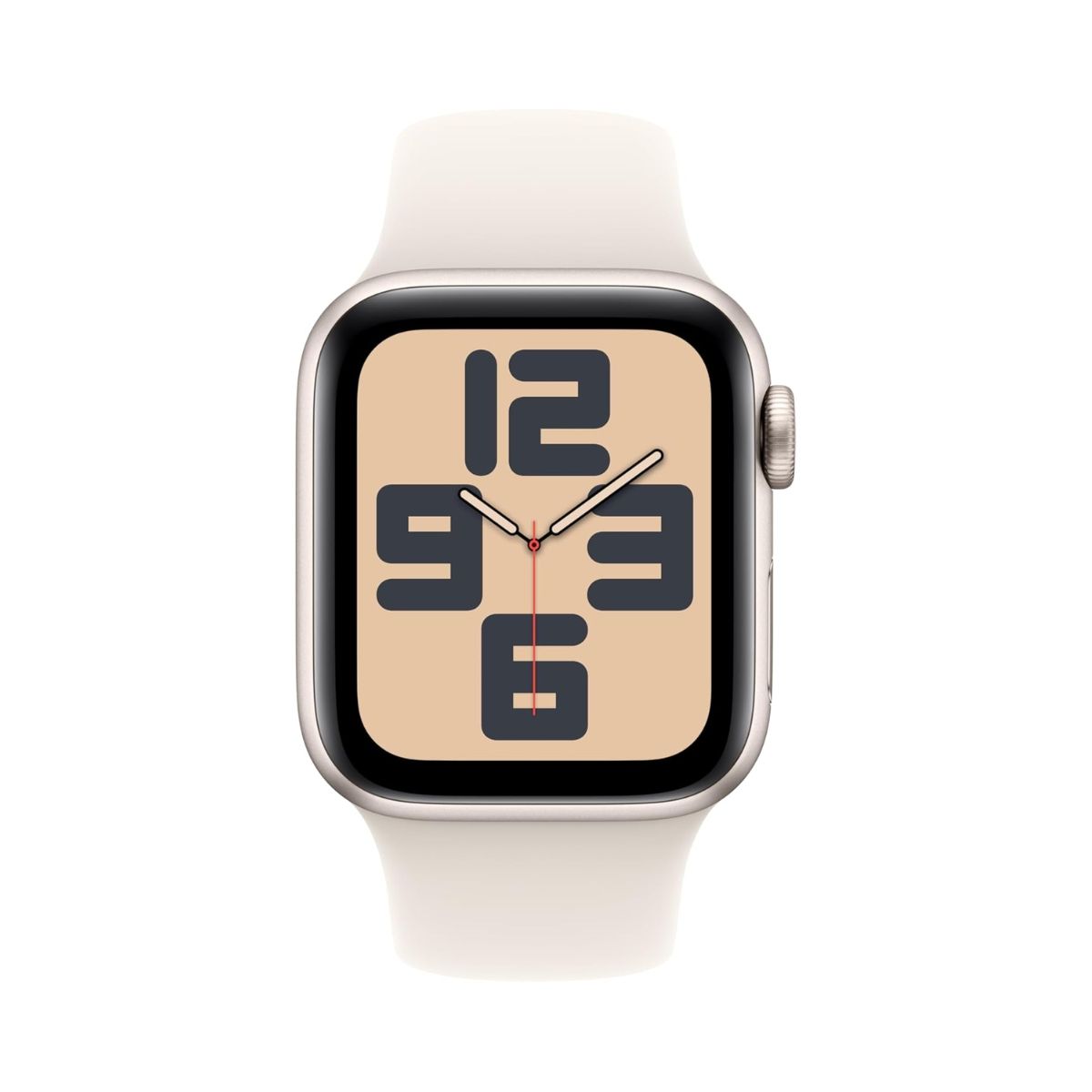Apple Watch SE 2nd Gen GPS + Cellular 44mm – Starlight Aluminum Case with Starlight Sport Band | Smart Watches