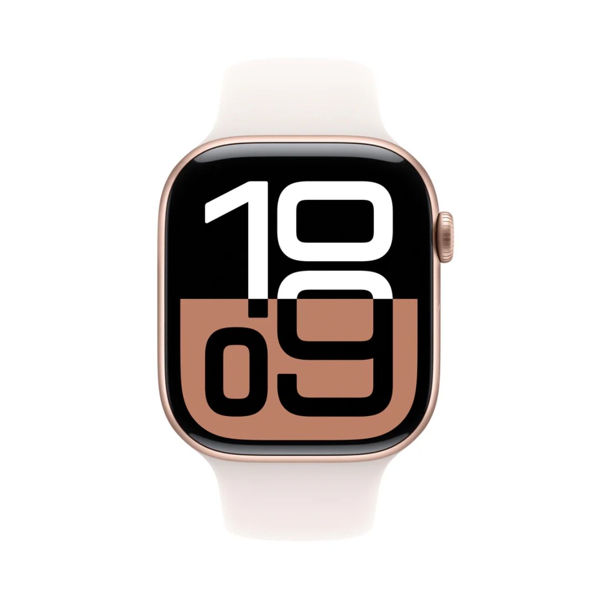 Apple Watch Series 10 GPS 46mm – Rose Gold Aluminium Case – With Light Blush Sport Band - M/L | Smart Watches