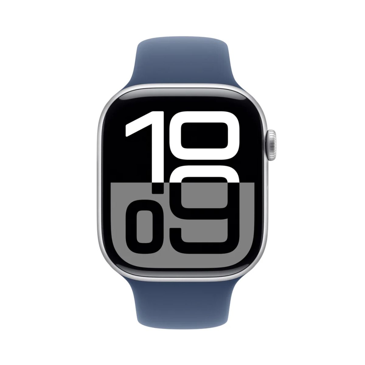 Apple Watch Series 10 GPS 46mm – Silver Aluminium Case – With Denim Sport Band - M/L | Smart Watches