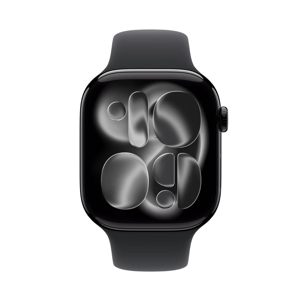Apple Watch Series 11 GPS 46mm - Jet Black Aluminum Case - With Black Sport Band | Smart Watches