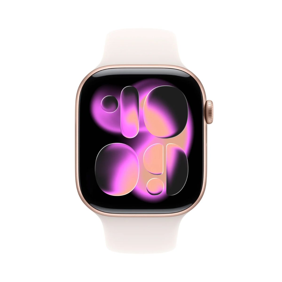 Apple Watch Series 11 GPS 46mm - Rose Gold Aluminum Case - With Light Blush Sport Band | Smart Watches