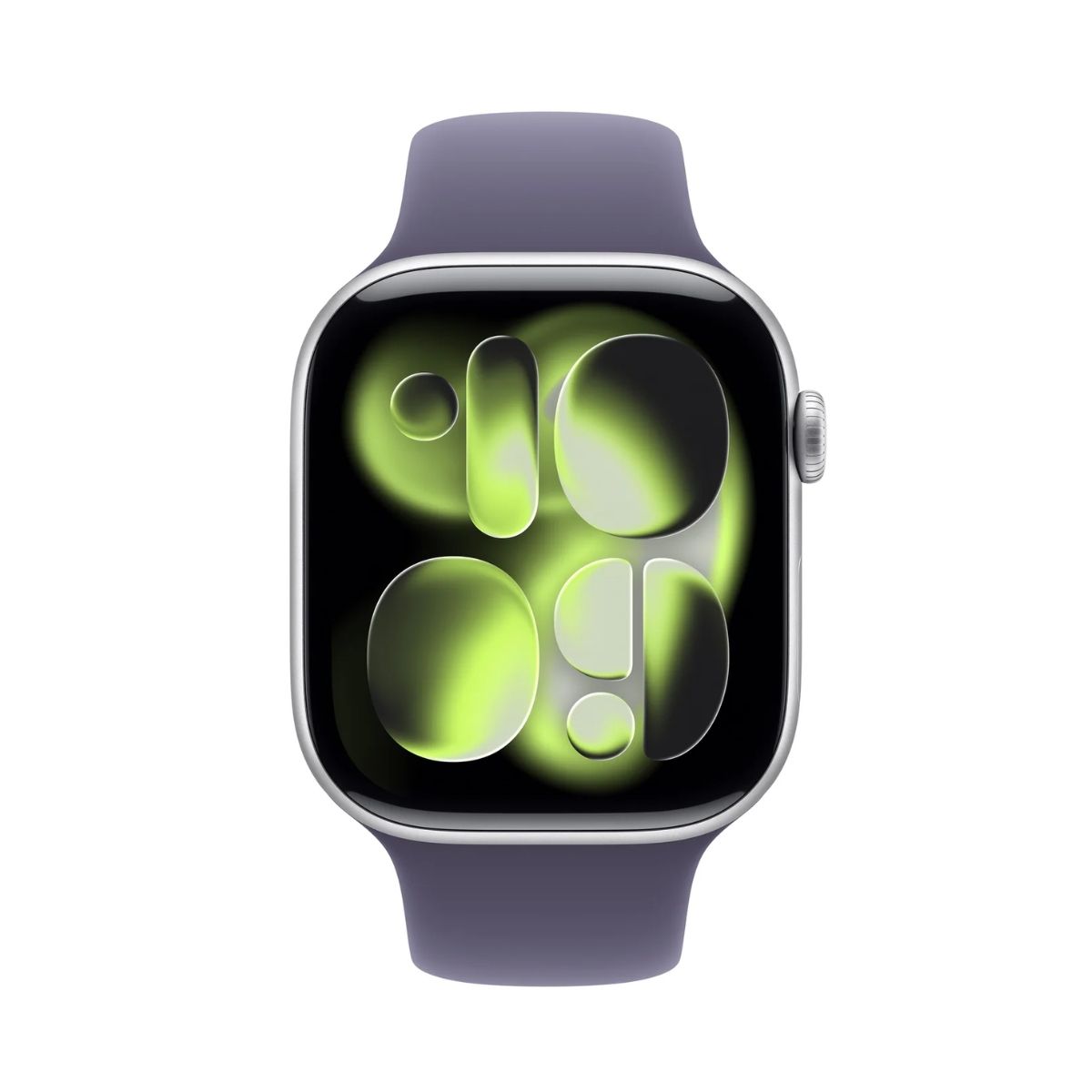 Apple Watch Series 11 GPS 46mm - Silver Aluminum Case - With Purple Fog Sport Band | Smart Watches