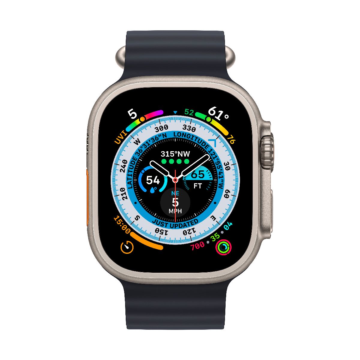 Apple Watch Ultra Ocean Band | Yellow | Midnight | Gray | Smart Watches