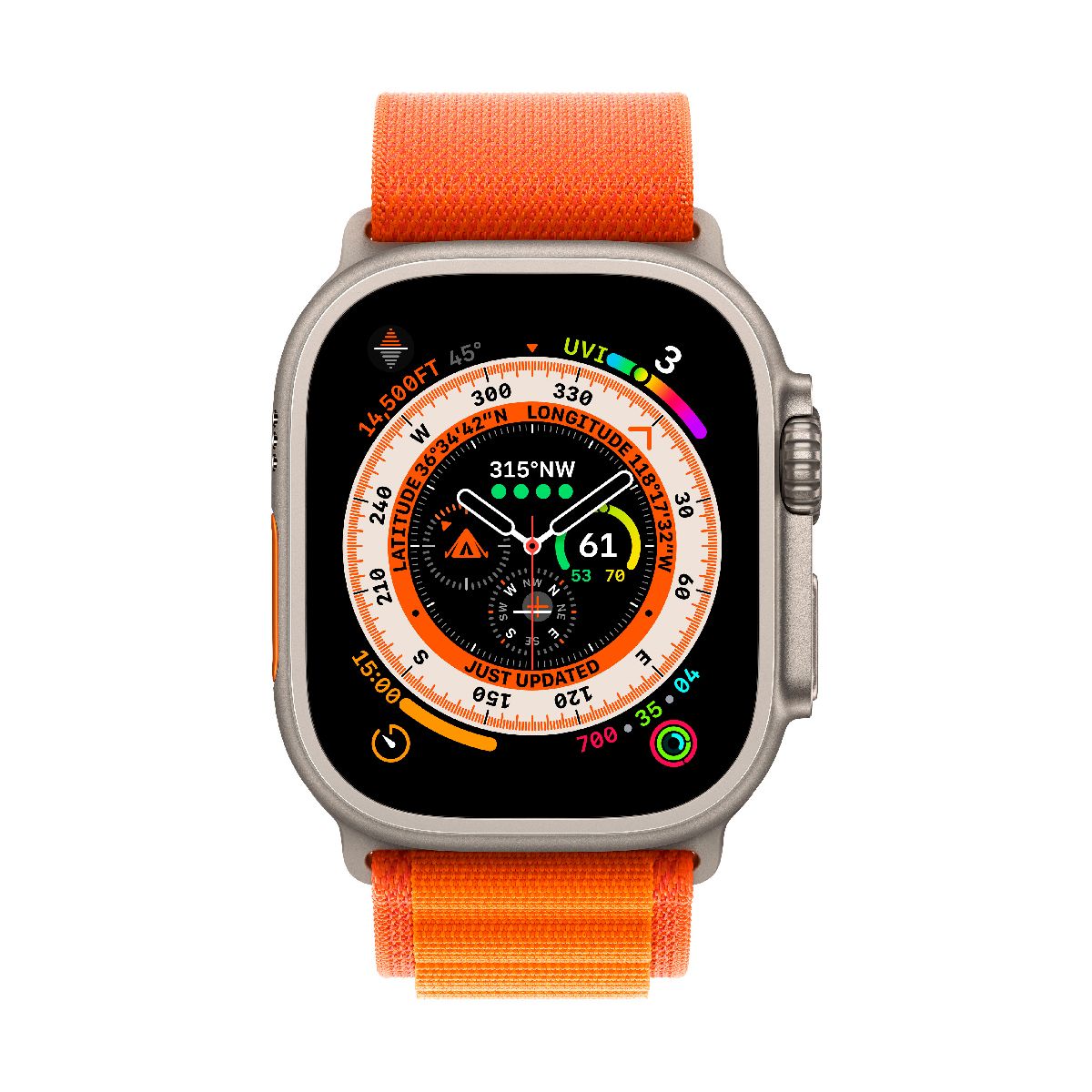 Apple Watch Ultra Alpine Loop - Orange | Smart Watches