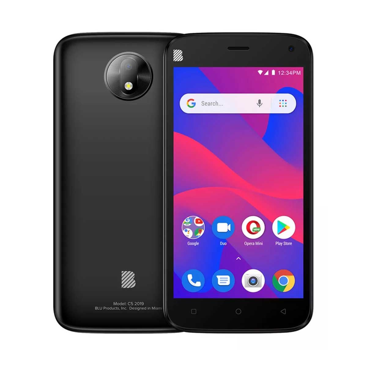 BLU C5 16GB - Android SmartPhone - Black | Blu SmartPhone