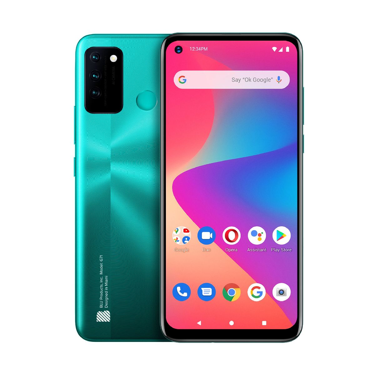 Blu G71 Android SmartPhone | 128GB | Black | Green | Red | Blue | Blu SmartPhone