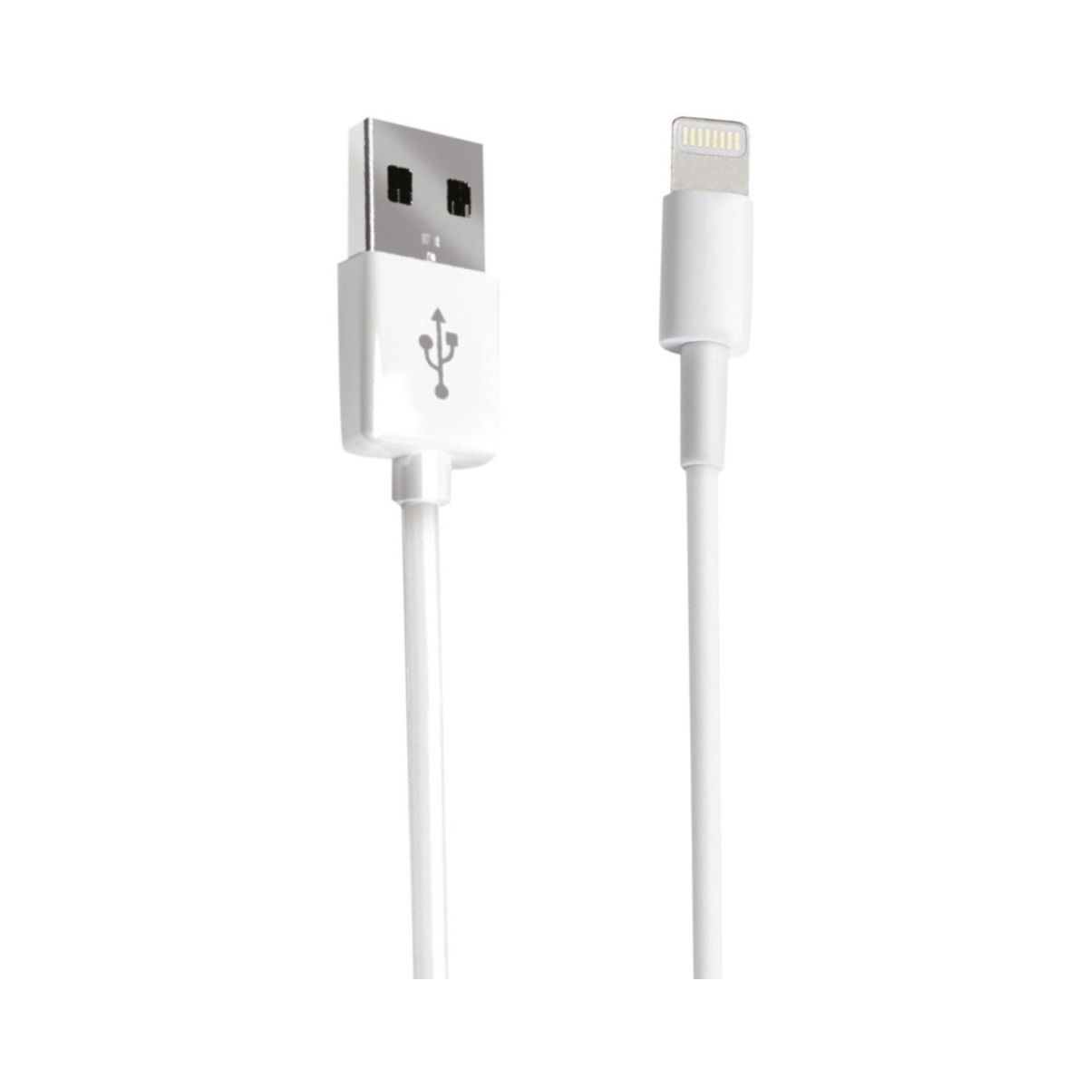 Celly Mfi Slim Tip USB-A to Lightning Cable 1M - White | Cables