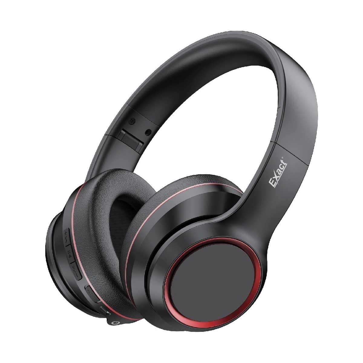 Exact beat 1 Foldable Bluetooth Headphone – Black | Headphones