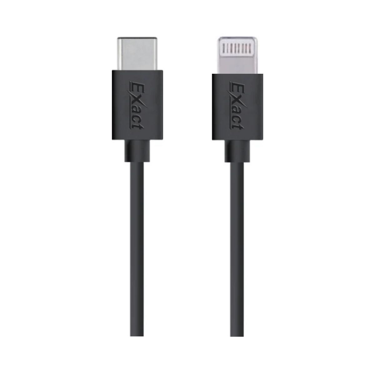 Exact Cable USB-C to Lightning Braider 1m – Black | Cables