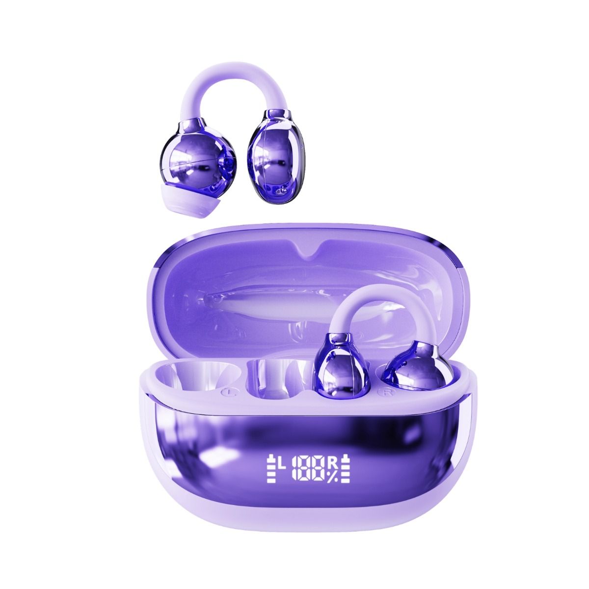 G-Tab Clip 2 Pro Bluetooth Earphone – Purple | Headphones