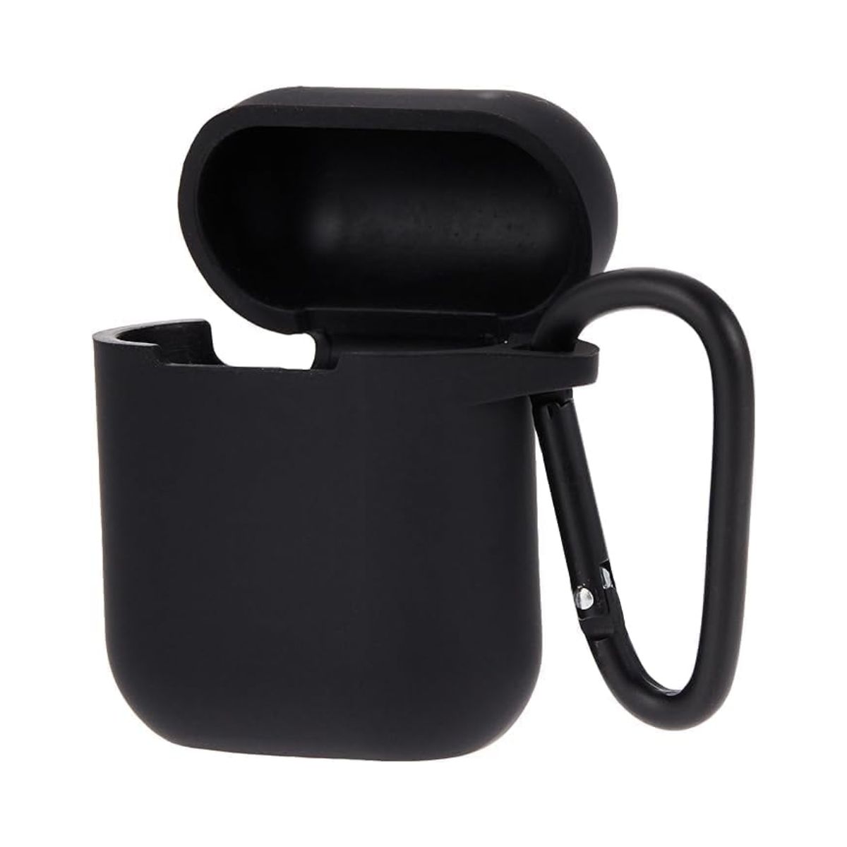Green Berlin Series Silicone Case for Airpods 1 & 2 - Black | Covers