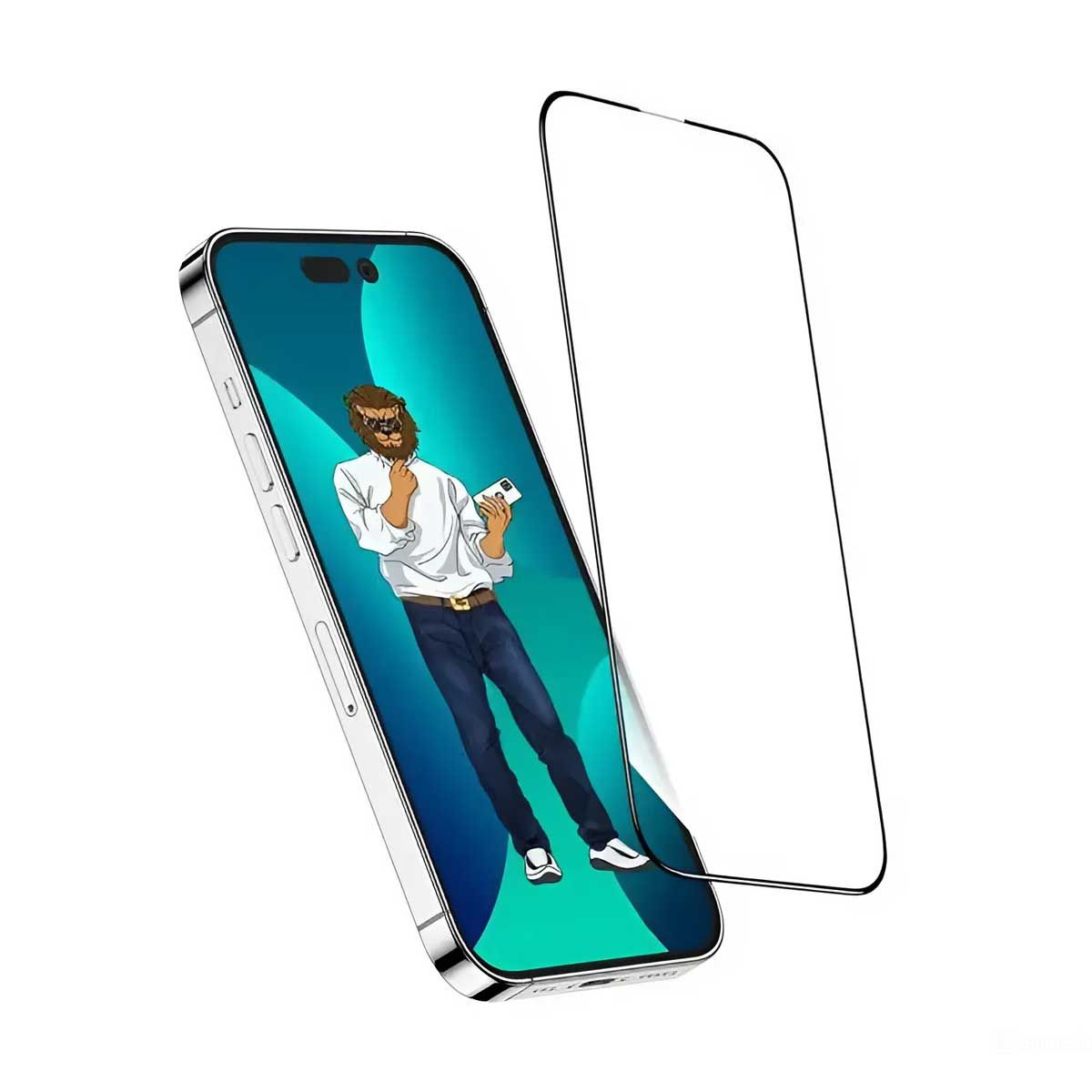 Green Lion 9H Steve Glass Strong Full Screen Protector for iPhone 13 Pro Max/14 Plus | Covers