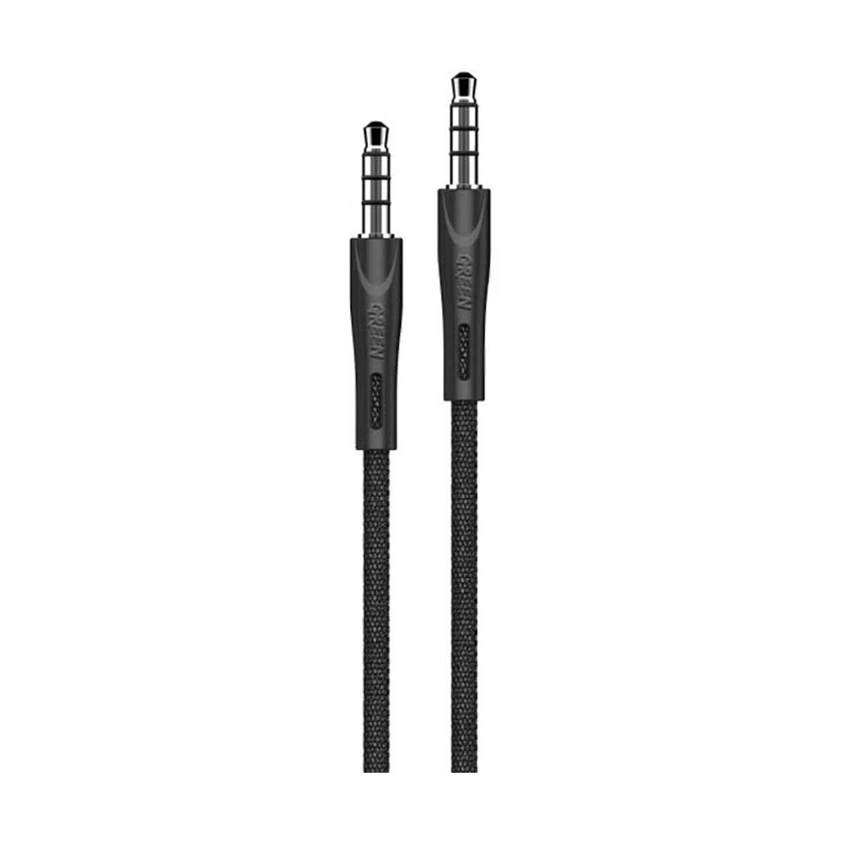 Green Lion AUX 3.5 to AUX 3.5 Cable 1.2m - Black | Cables