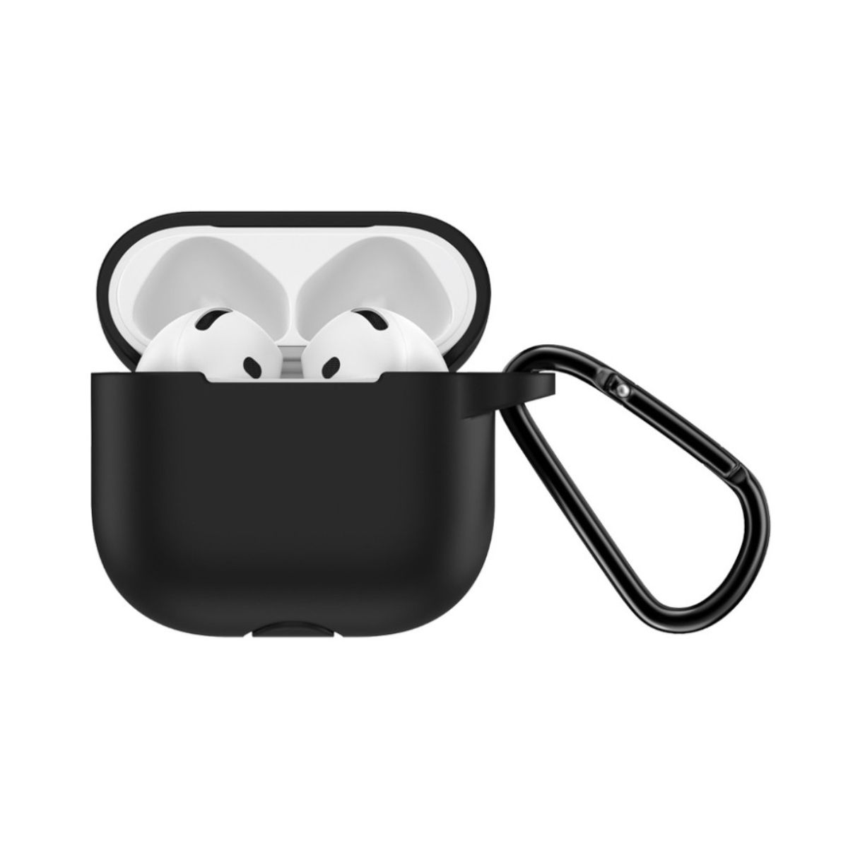 Green Lion Berlin series Silicone Case for Airpods 4 - Black | Covers