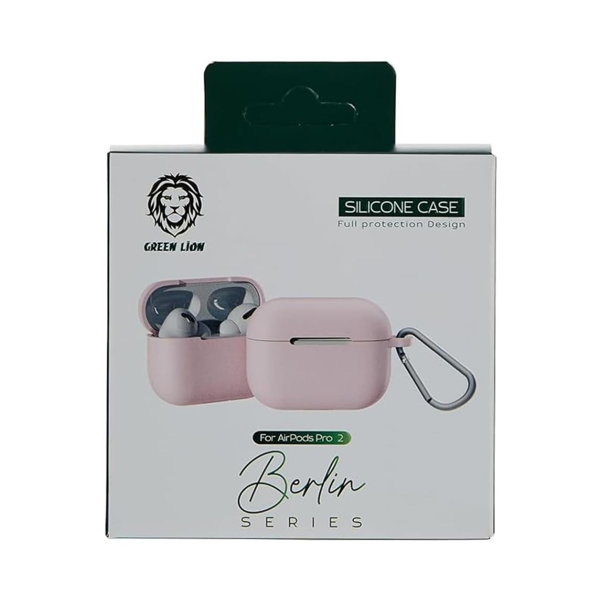 Green Lion Berlin Series Silicone Case for Airpods Pro 2 - Pink | Covers