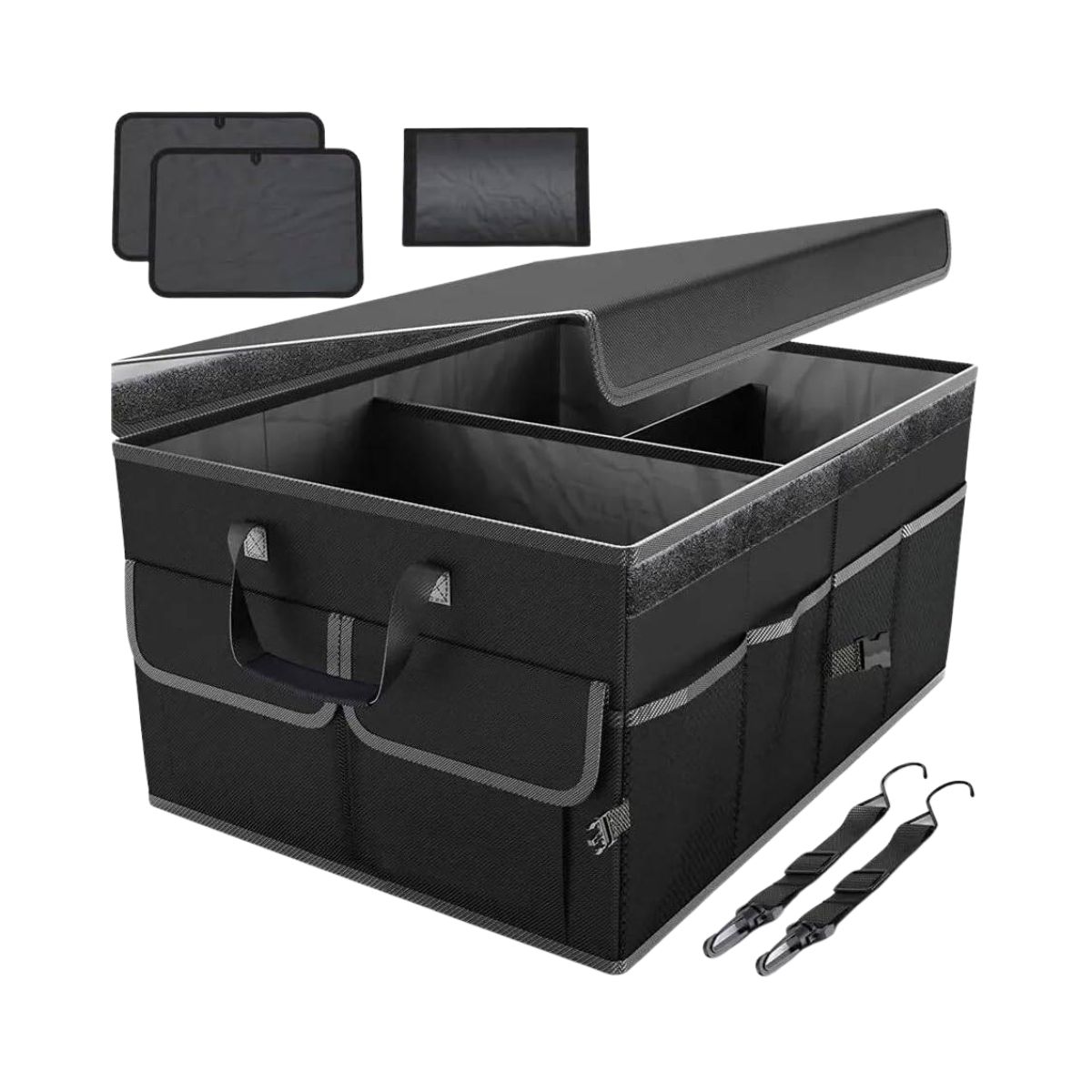 Green Lion Car Trunk Organizer 57L - Black | Accessories
