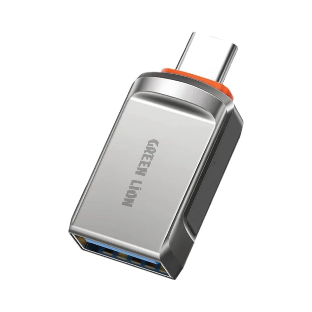 Green Lion OTG Adapter USB-A to USB-C - Gray | Adaptors