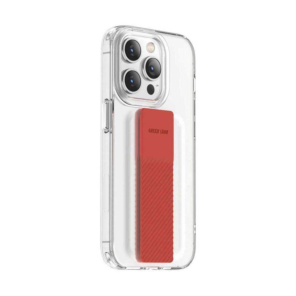 Green Lion London Case With Elastic Grip For Iphone 14 Pro - Red | Covers