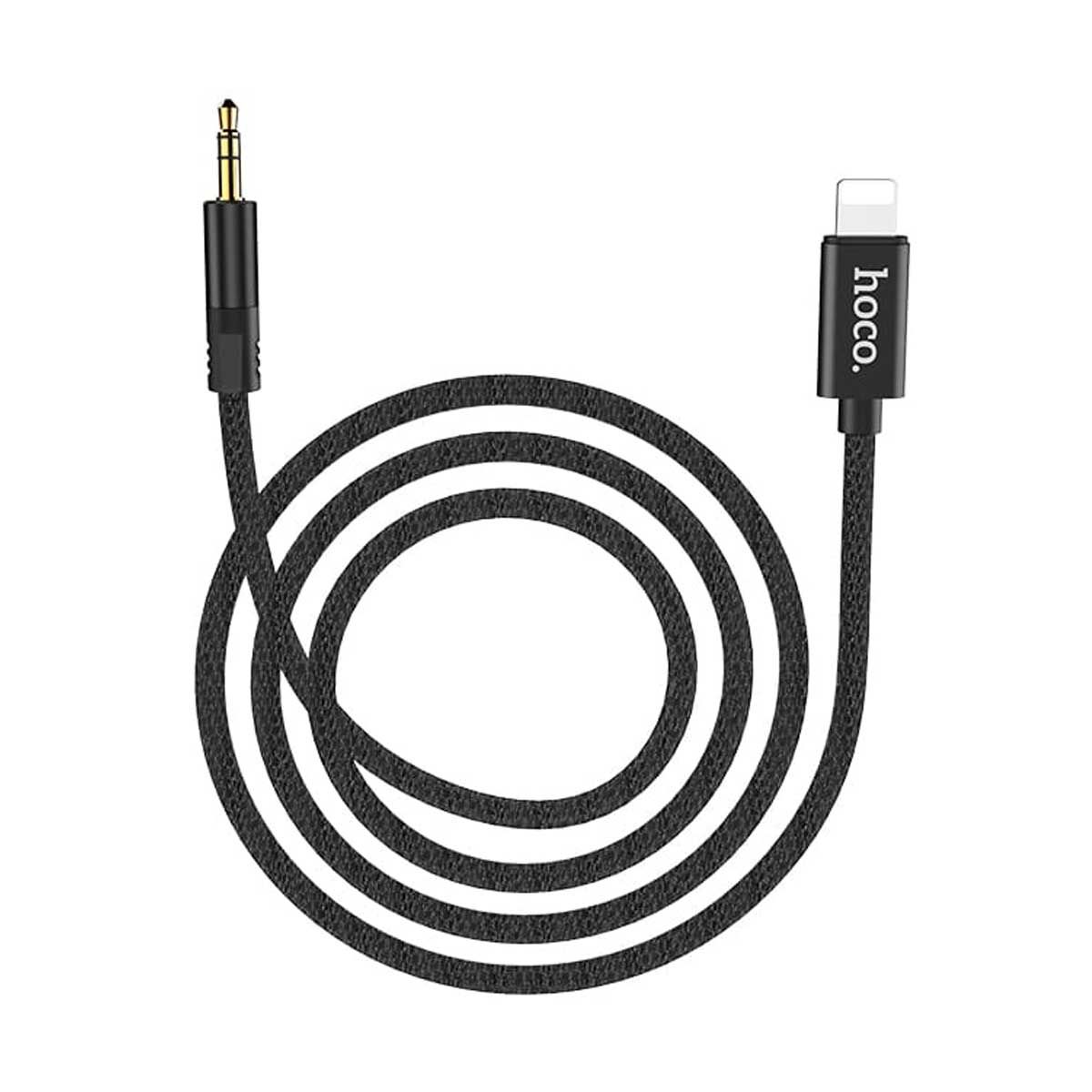 Hoco UPA13 lightning to 3.5mm Audio Cable - Black | Cables