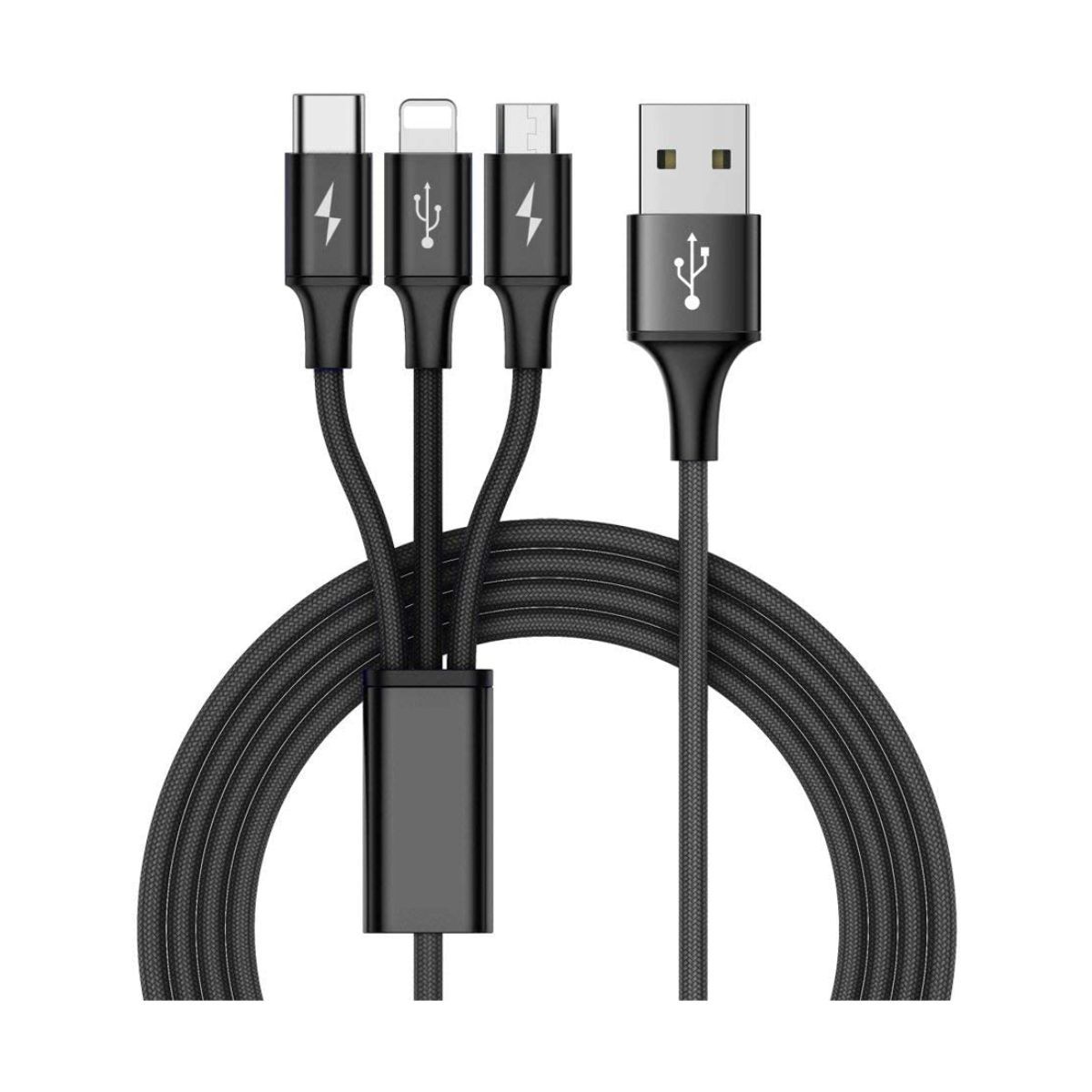HUDSON Cable 3in1 USB-A To Lighting - C - Micro - 3m | Cables