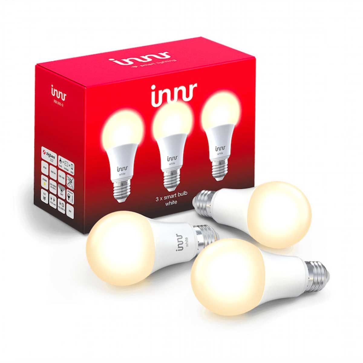 INNR Connected Smart Bulb Type E27 - Pack of 3 | Smart Gadget