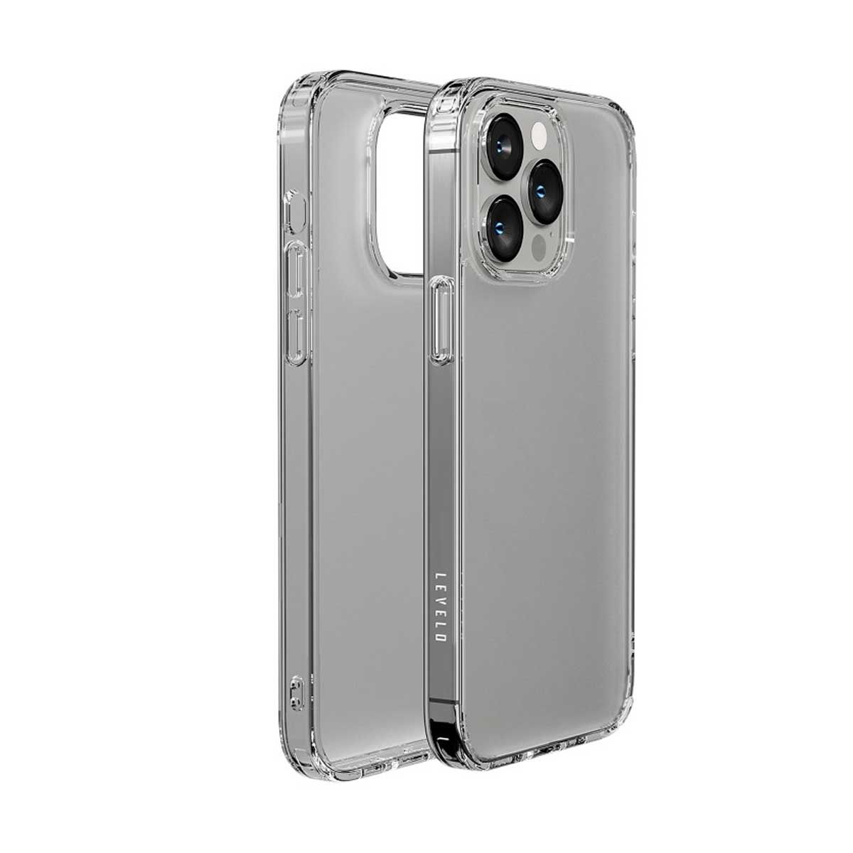 Levelo Lucu Matte Case For iPhone 14 Pro Max - Matte Clear | Covers