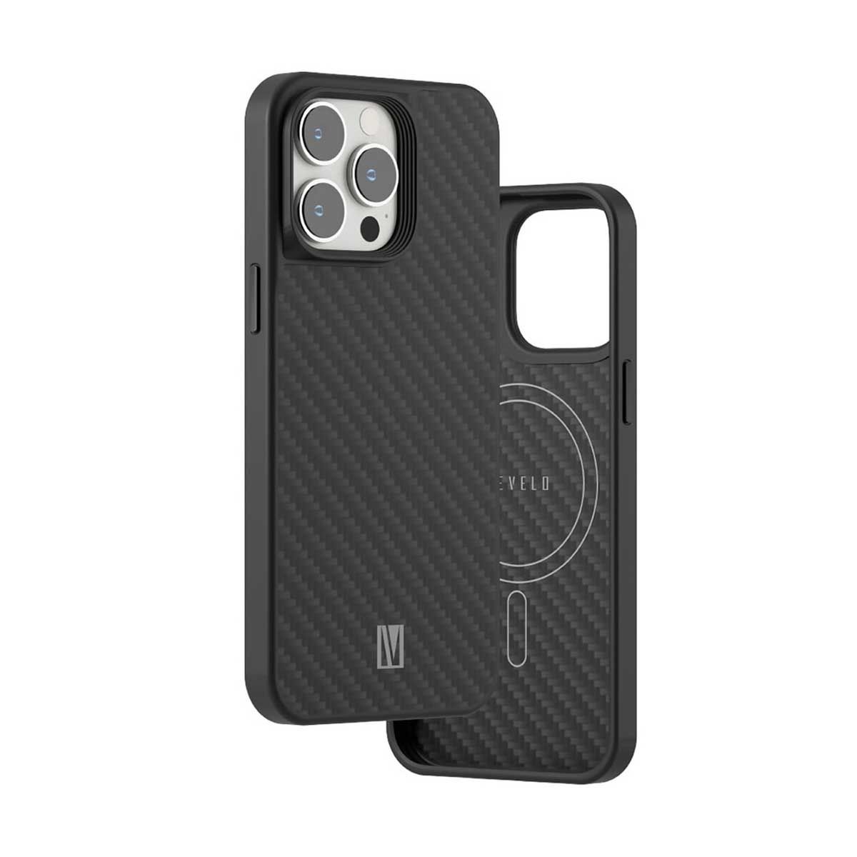 Levelo MagSafe Ox Carbon Fiber For iPhone 14 Pro - Black | Covers