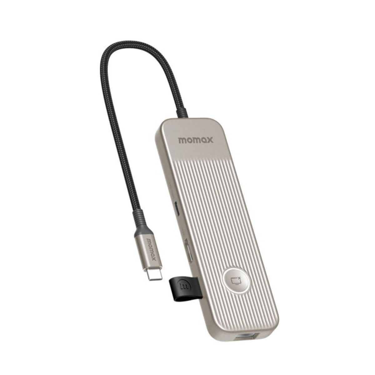 Momax 1-Link USB-C Hub 8 in 1 Multi-function USB-C - Titanium | Chargers