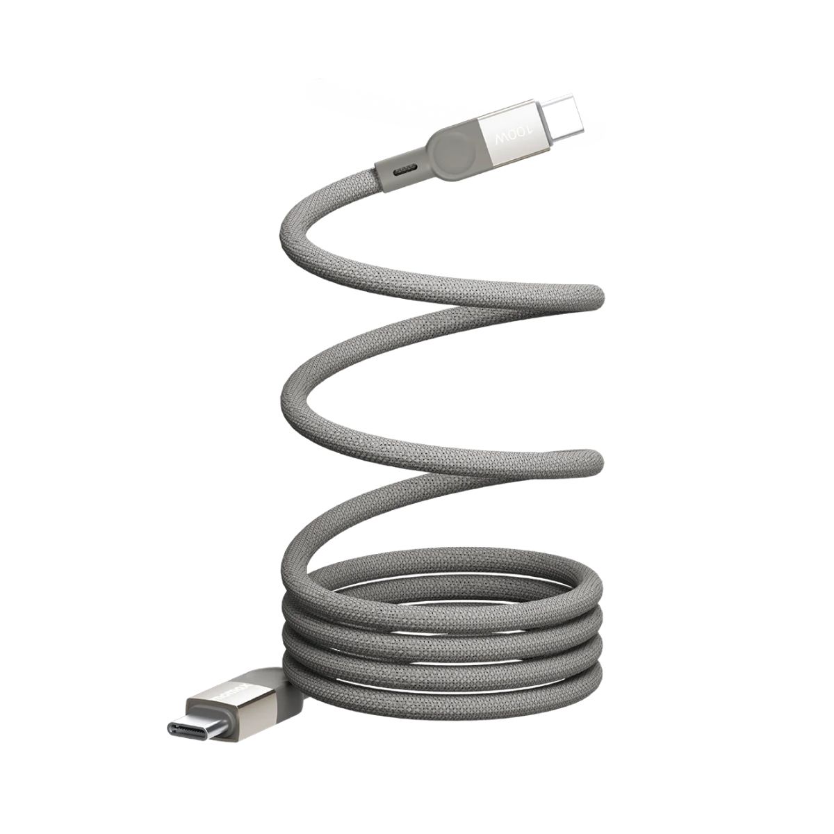 Momax Mag Link Magnetic USB-C to USB-C Cable 100W 1m - Grey | Cables