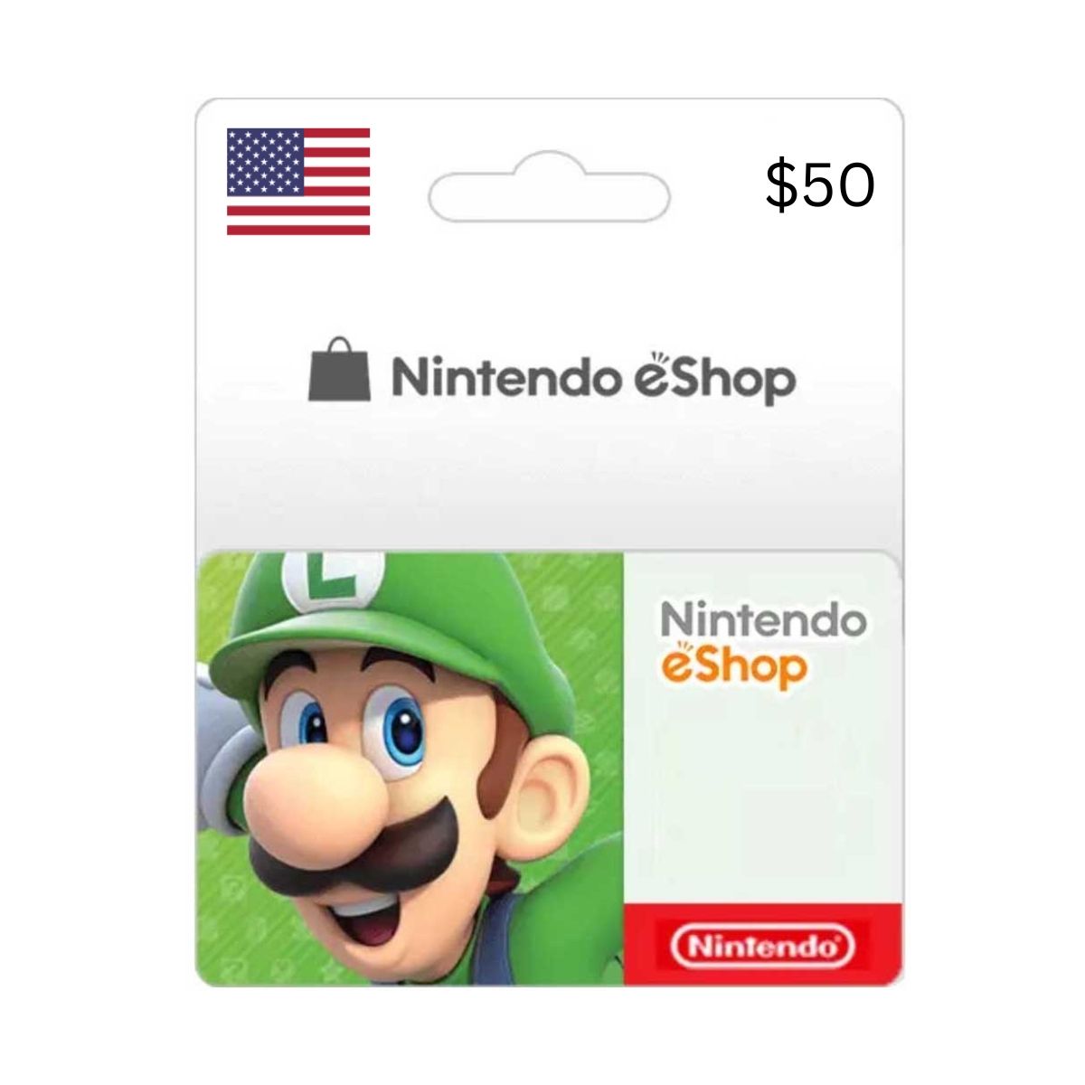 Nintendo eShop Gift Card 50 USD Digital Card | e-voucher
