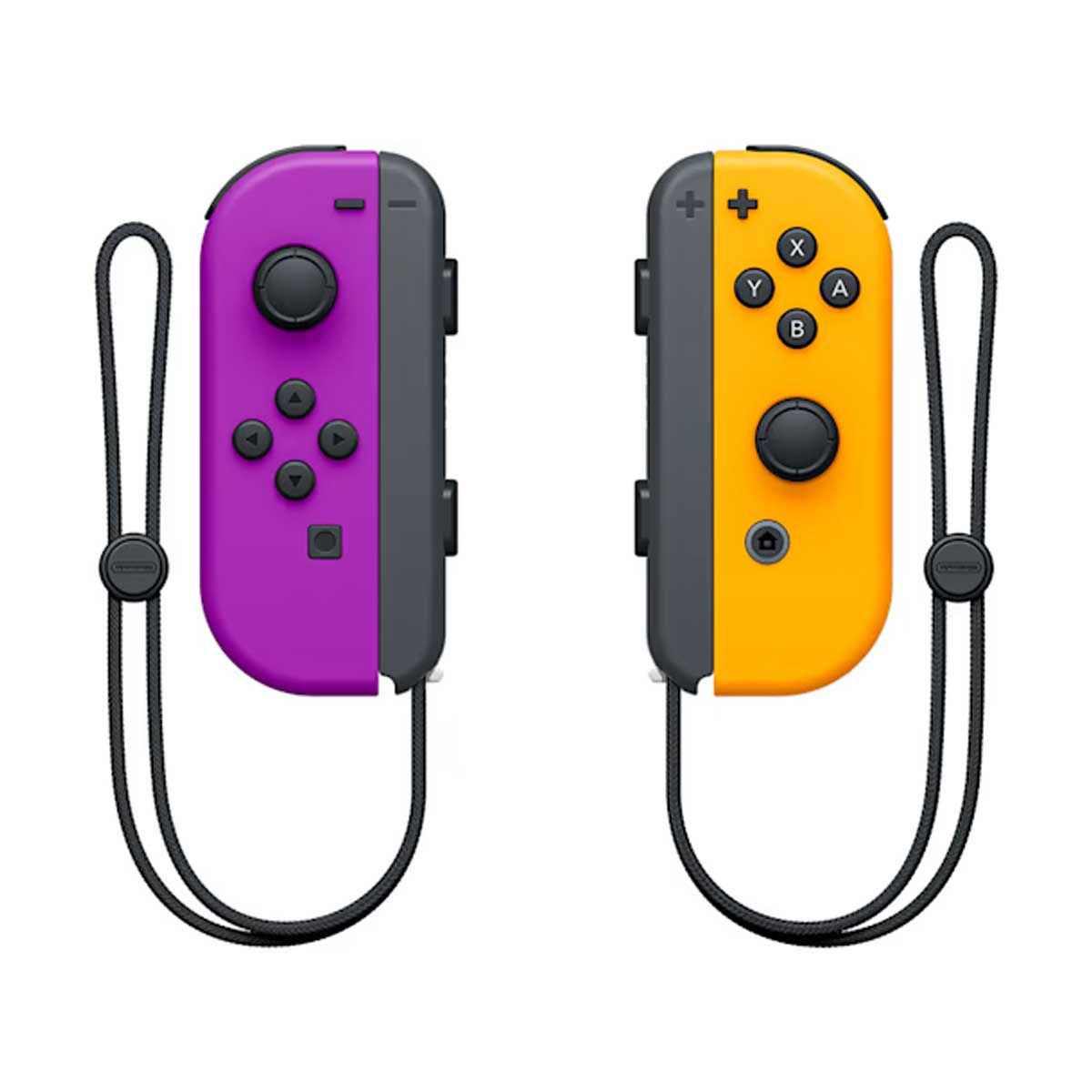 Nintendo joy-con Controllers Purple - Neon Orange | Gaming Controller