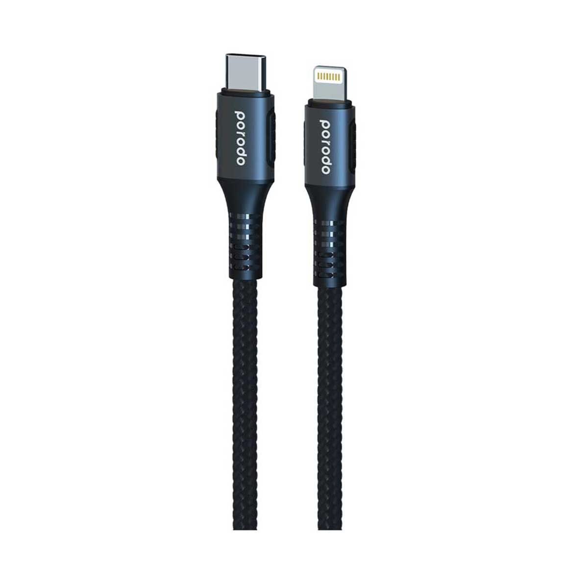 Porodo Type-c To Lightning Cable- Pd Braided And Aluminum | Cables