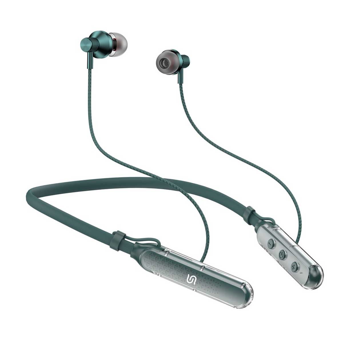Porodo Soundtec SV Pro Neckband Earphone ENC - Green | Headphones