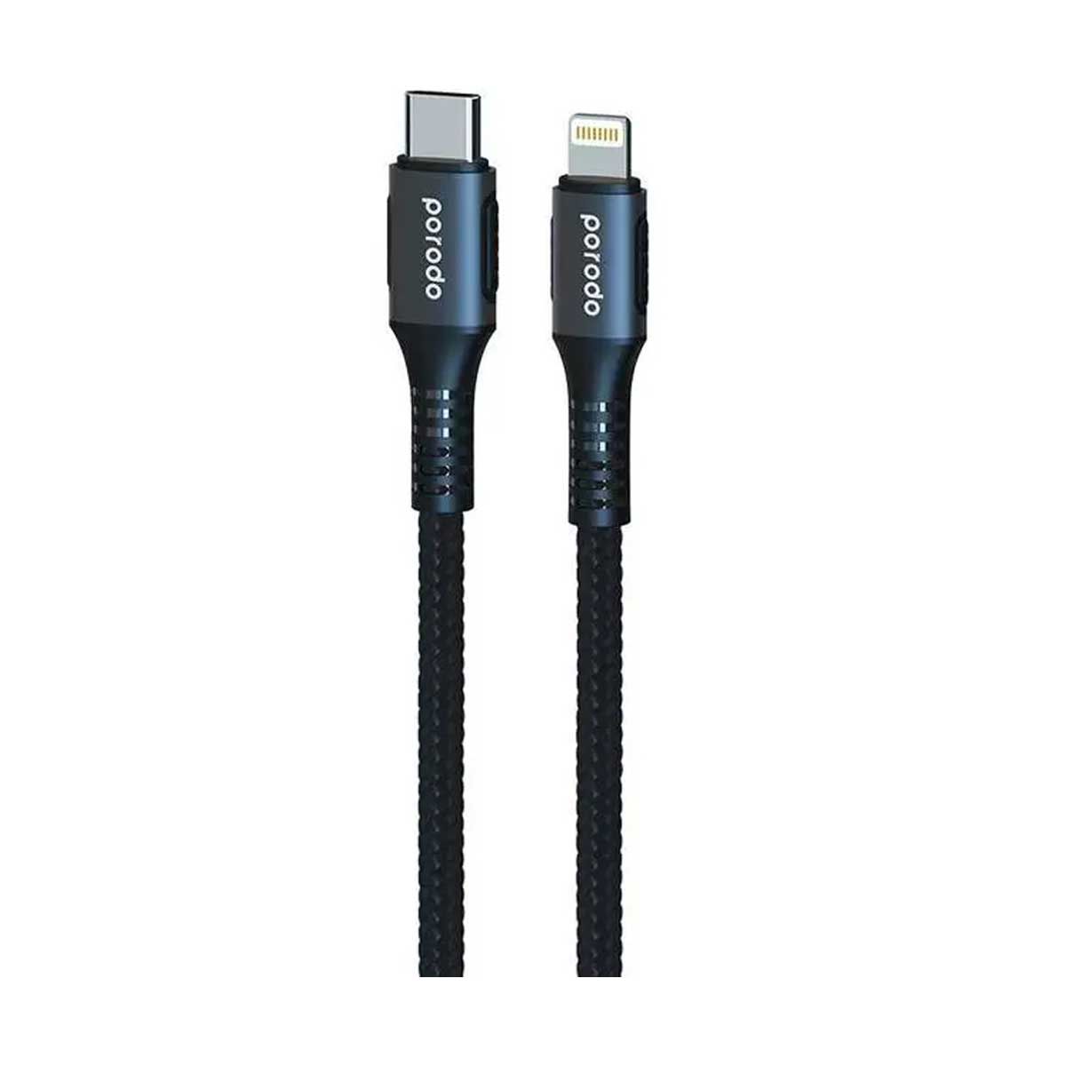Porodo Type-C to Lightning Braided PD Cable 1.2m 3A | Cables