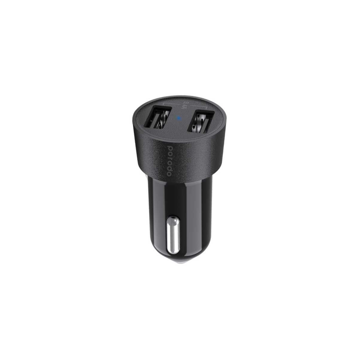 Porodo Dual USBCar Charger 3.4a With Type-c Cable | Chargers