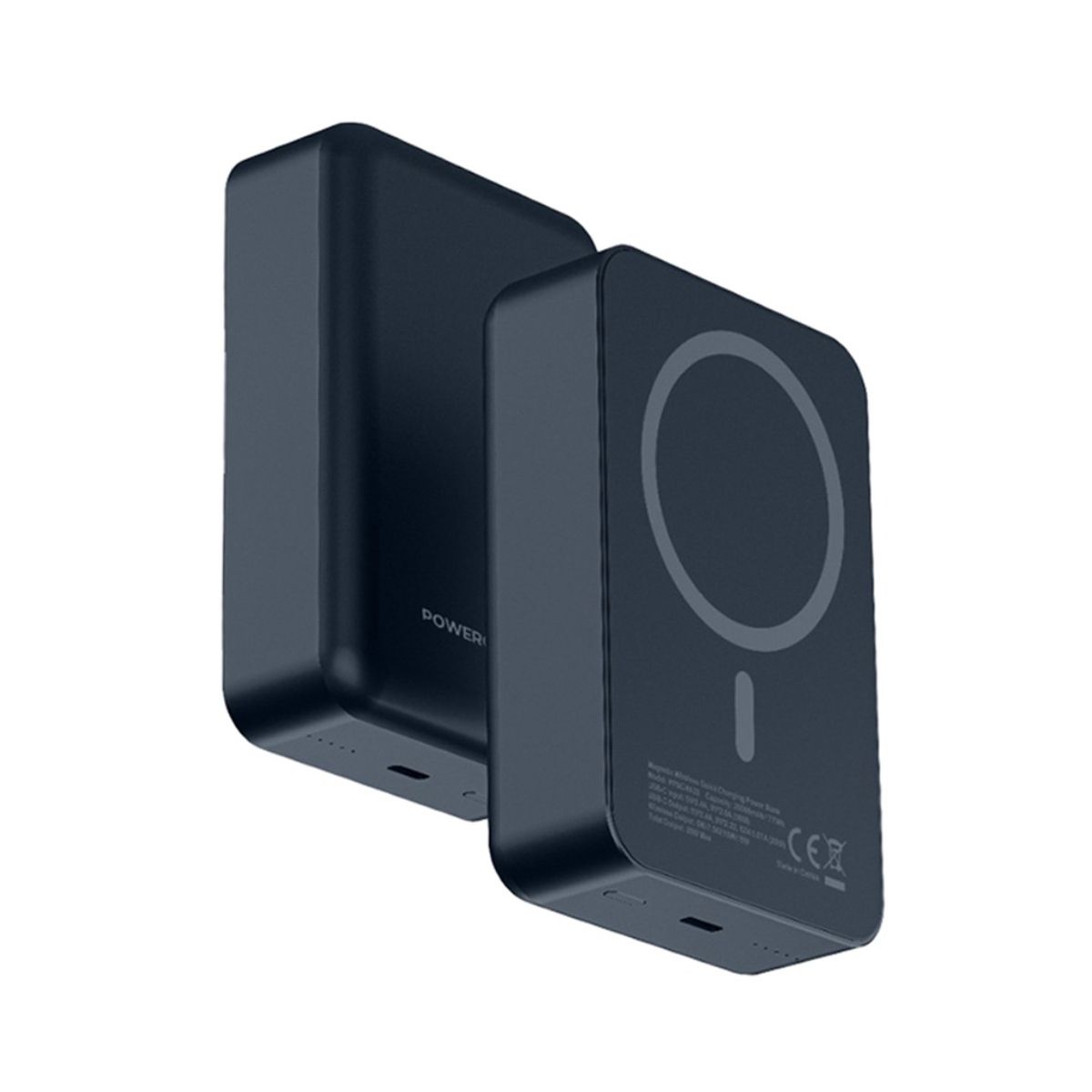 Powerology 20000mAh 20W PD & 15W Magsafe Power Bank - Dark Gray | PowerBank