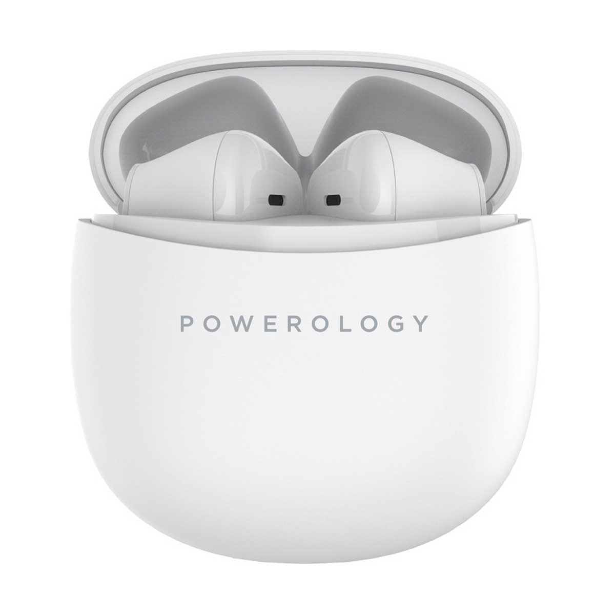 Powerology Bluetooth Stereo Buds Plus - White | Headphones