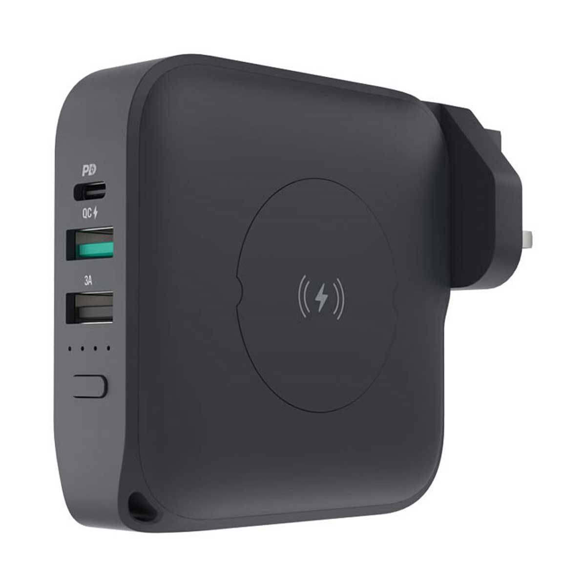 Powerology Magsafe Wall Charger 10000mAh PD 20W - Black | Adaptors