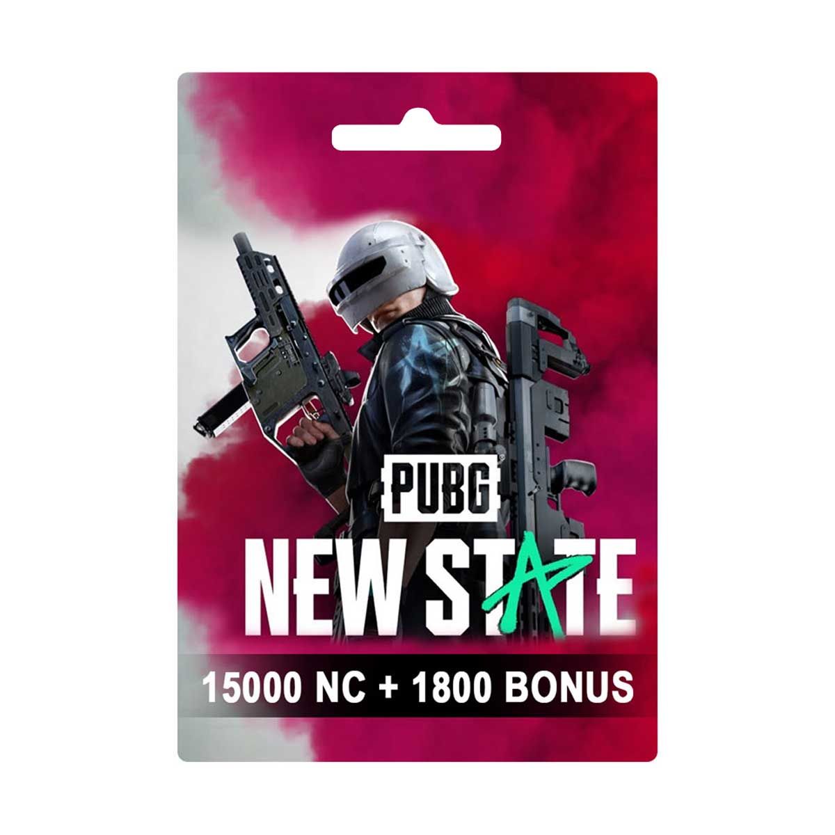 PUBG New State 15000 NC + 1800 Bonus Digital Card | e-voucher
